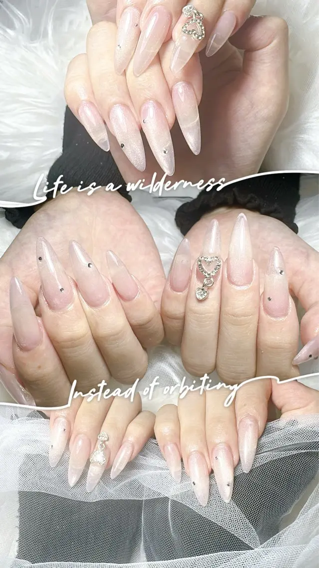 ネイル ロングネイル ハンドネイル 菜 菜のネイルデザイン