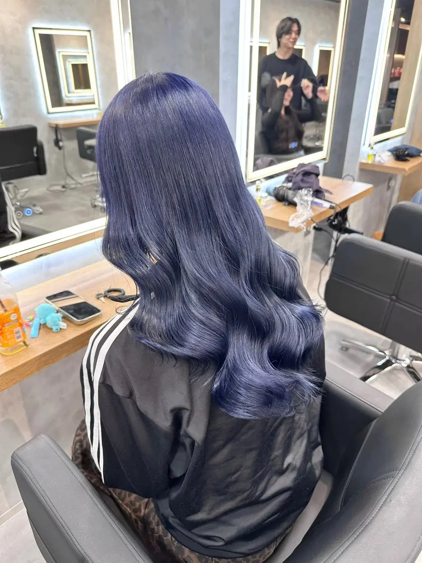 ロング ヘアカラー ヘアセット 透明感/韓国風 RENA🤎のヘアスタイル