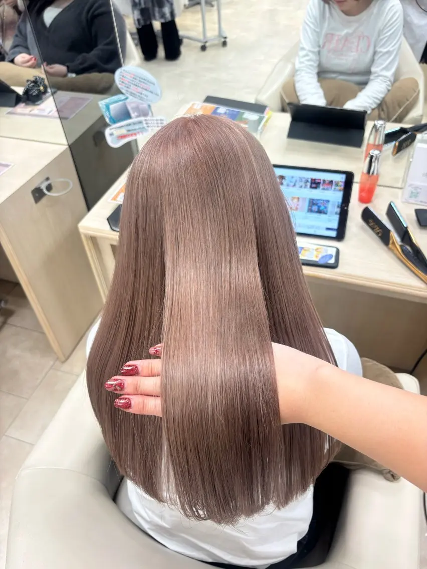 【5月ご新規様限定🌱‬‪】ブリーチカラー➕トリートメントの写真