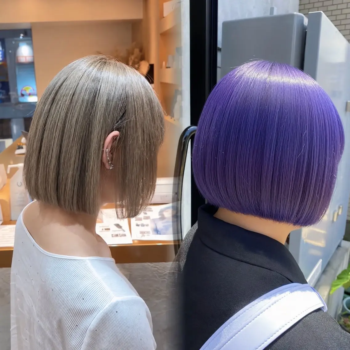 ショート カット ヘアカラー トリートメント ヘッドスパ ヘアセット 🫧似合わせボブ縮毛 矯正/ブリーチ清野のヘアスタイル