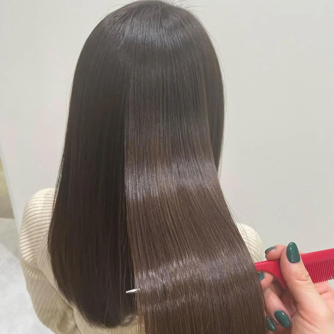 セミロング パーマモデル募集🌈 森脇帆南のヘアスタイル