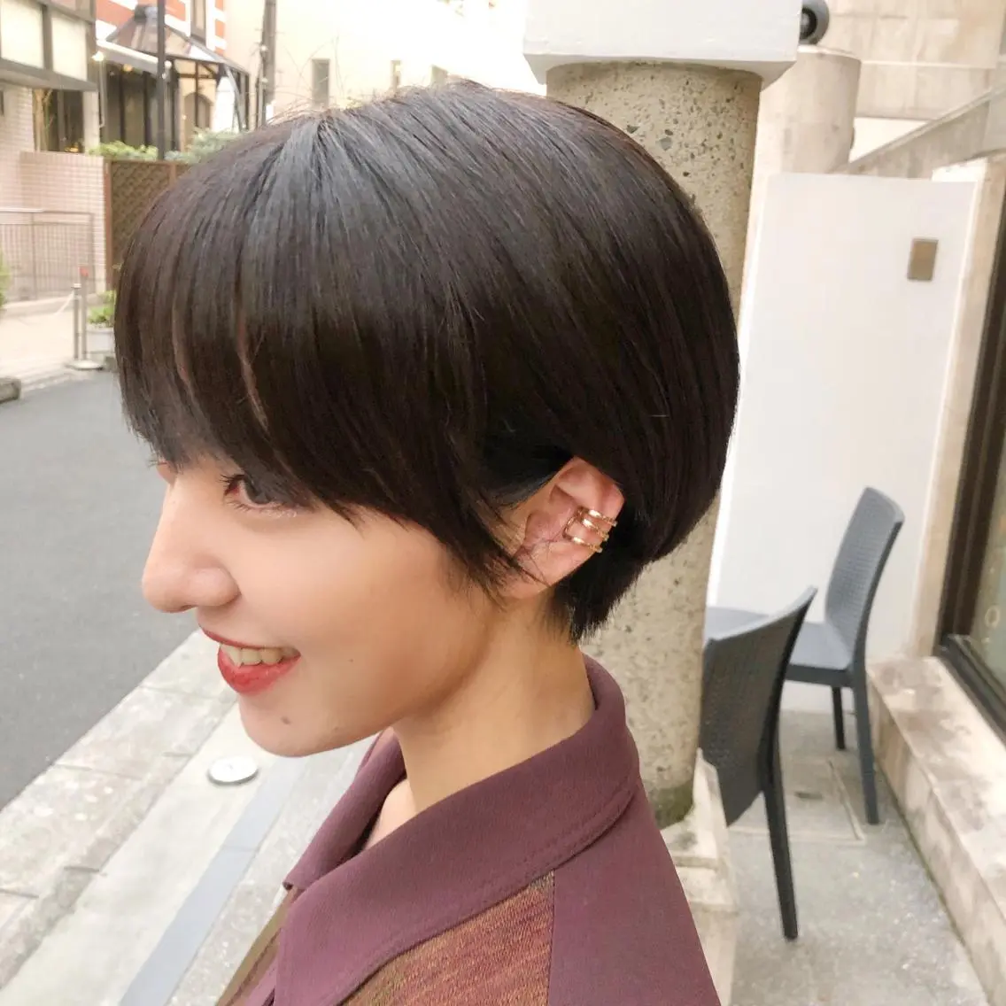 ショート カット すきバサミを使わない カット✂️✨郡司泰之のヘアスタイル