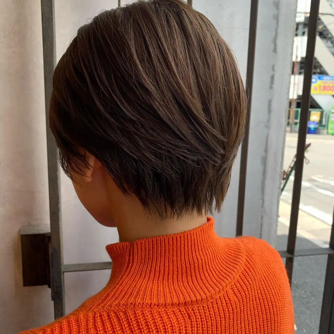 ショート カット ヘアカラー トリートメント 艶髪color💎髪 質改善ストレート大吉のヘアスタイル