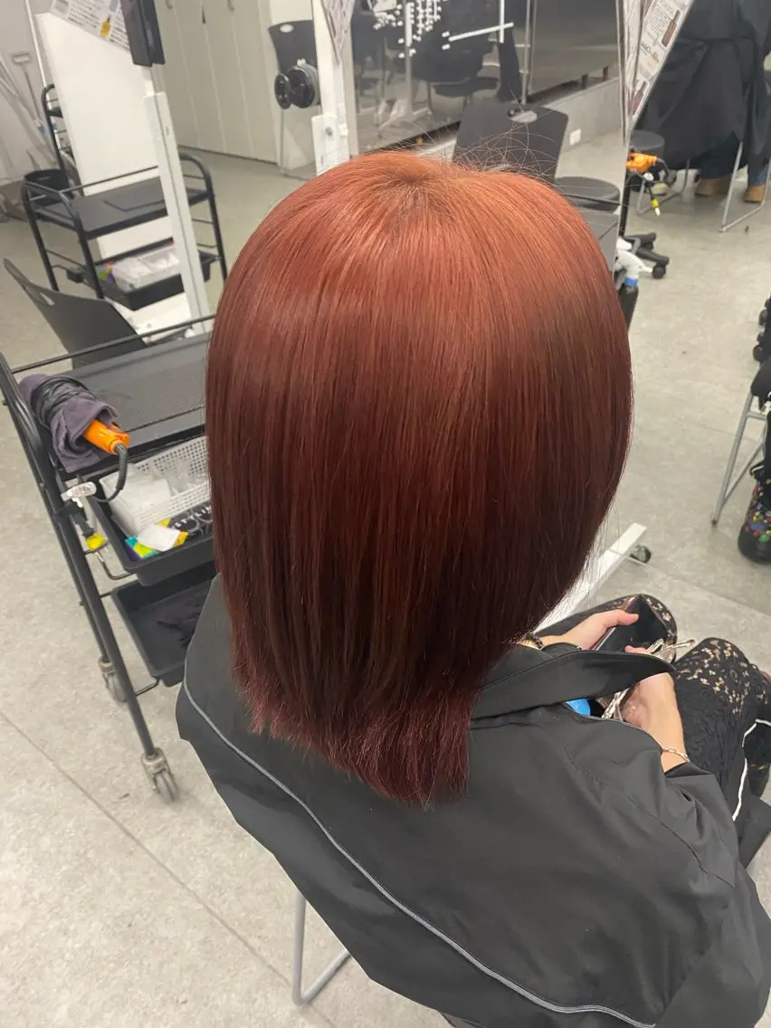 ミディアム Ma2Ri /ゆるふわ暖色カラーのヘアスタイル