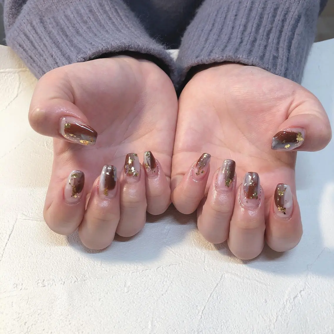 ネイル ニュアンスネイル バレンタイン nails 🎀meのネイルデザイン