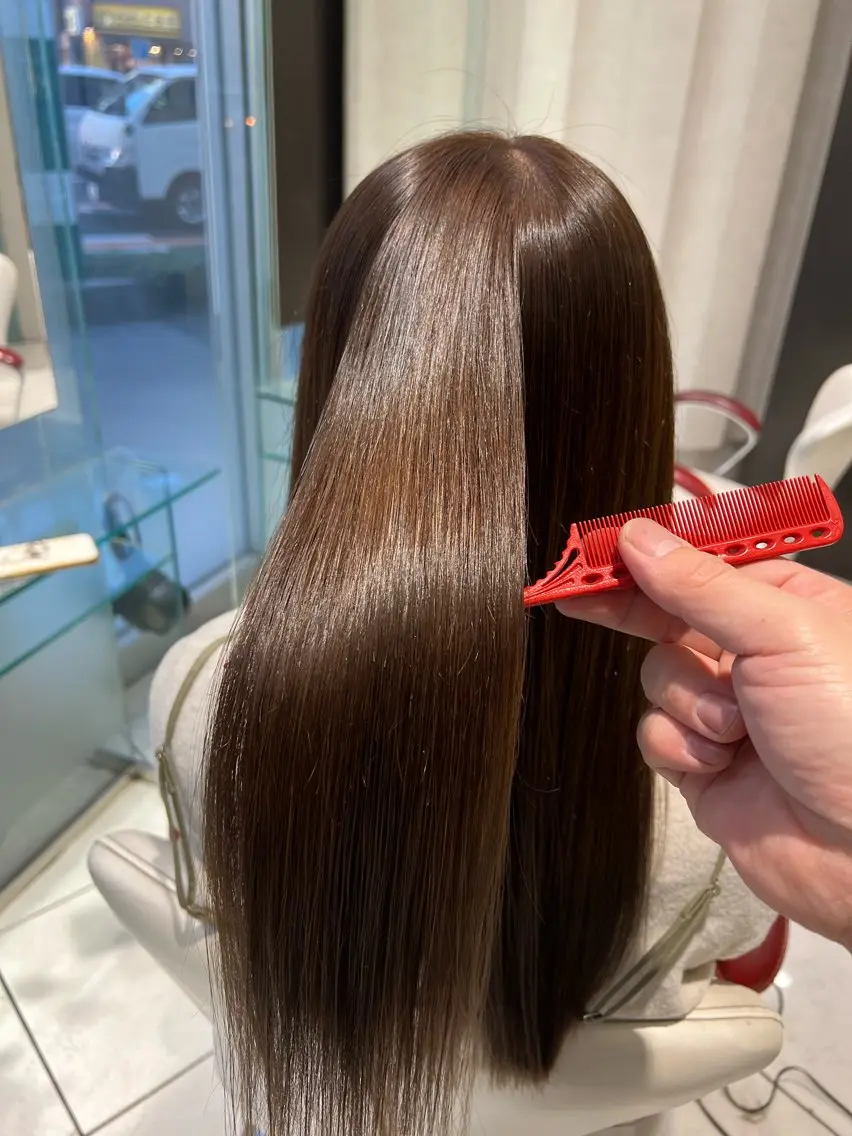 ロング トリートメント 奈良村 圭吾のヘアスタイル