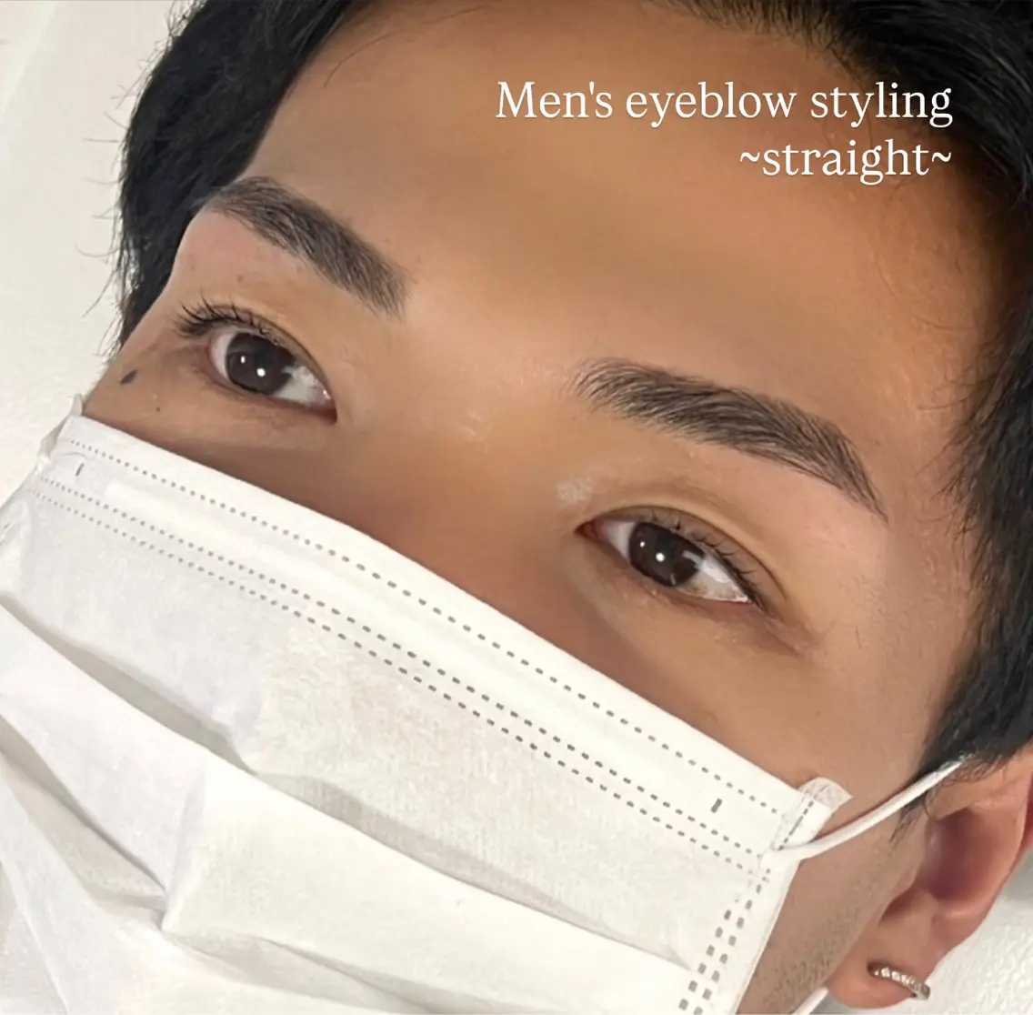 メンズ アイブロウ メンズアイブロウ 眉毛ワックス脱毛 Be　me可児店 福井春菜のマツエク・マツパデザイン