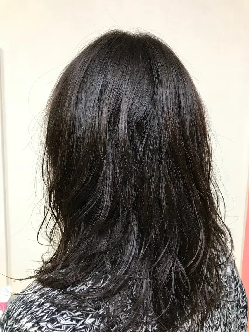 セミロング パーマ 横田 尚登のヘアスタイル