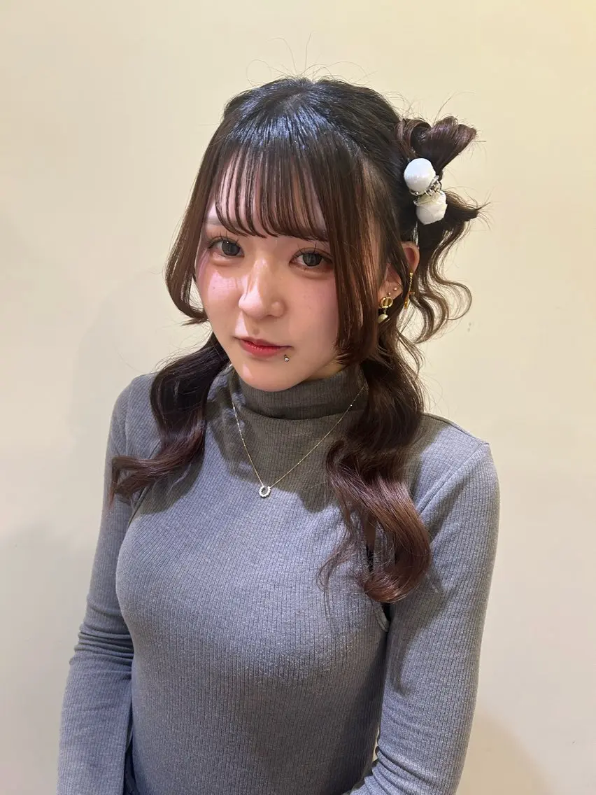【早朝イベントヘアセット❷】［6:30​〜​7:59］ライブ・推し活・イベントに🪄※盛り髪は別メニュー ¥7,000🎀の写真