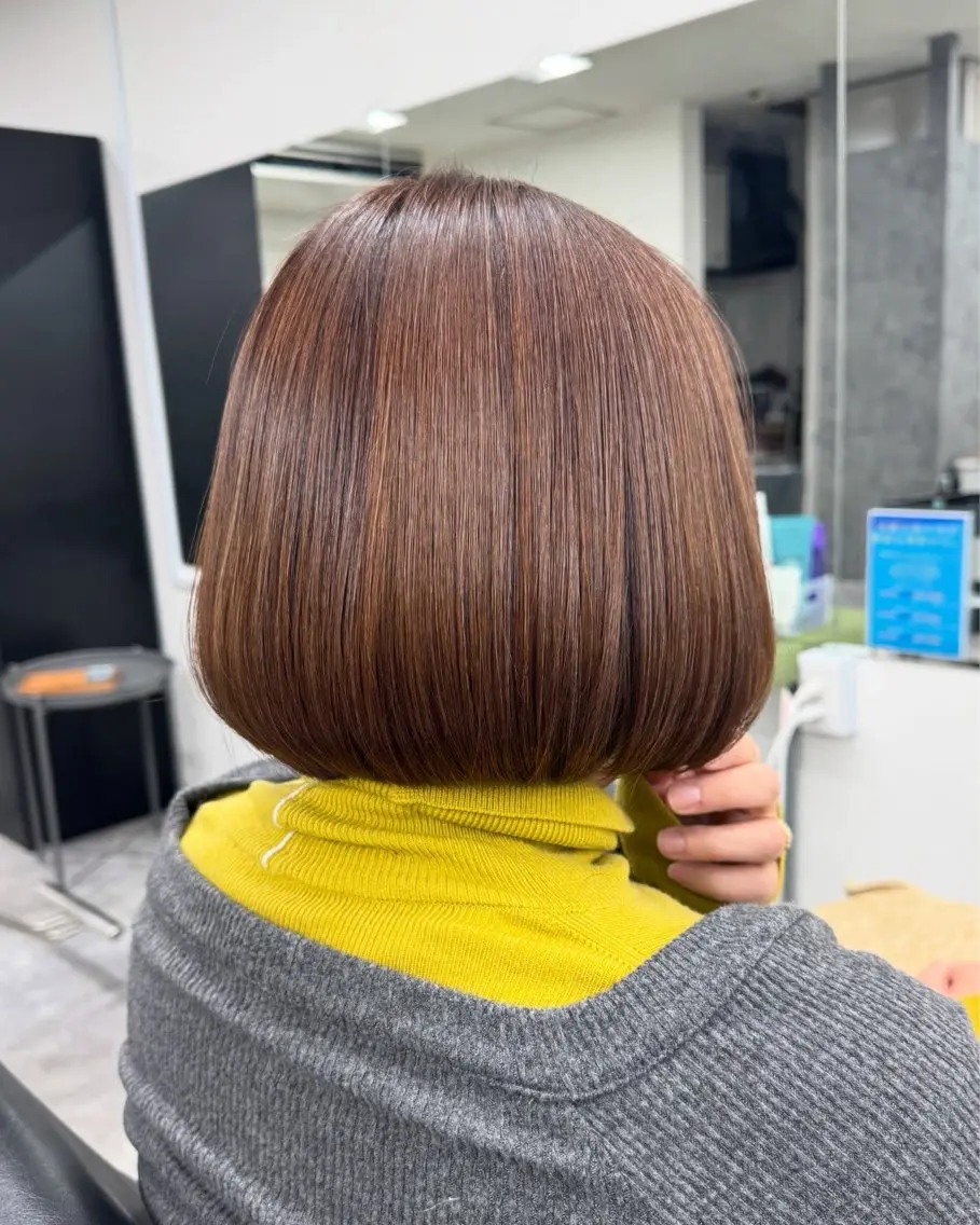 ショート 髪質改善 トリートメント 酸熱トリートメント 髪質改善メニュー 長井 美佐子のヘアスタイル