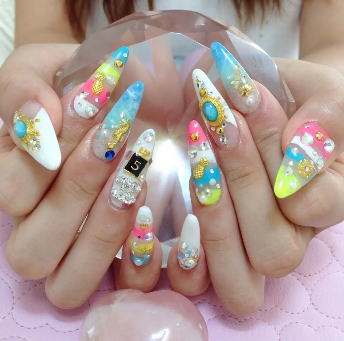 ネイル 🩵池袋heart nail🩵のネイルデザイン