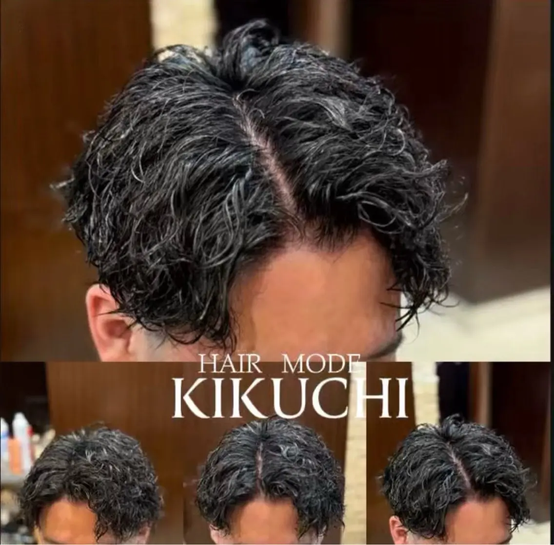 ショート カット パーマ 木下 翼のヘアスタイル