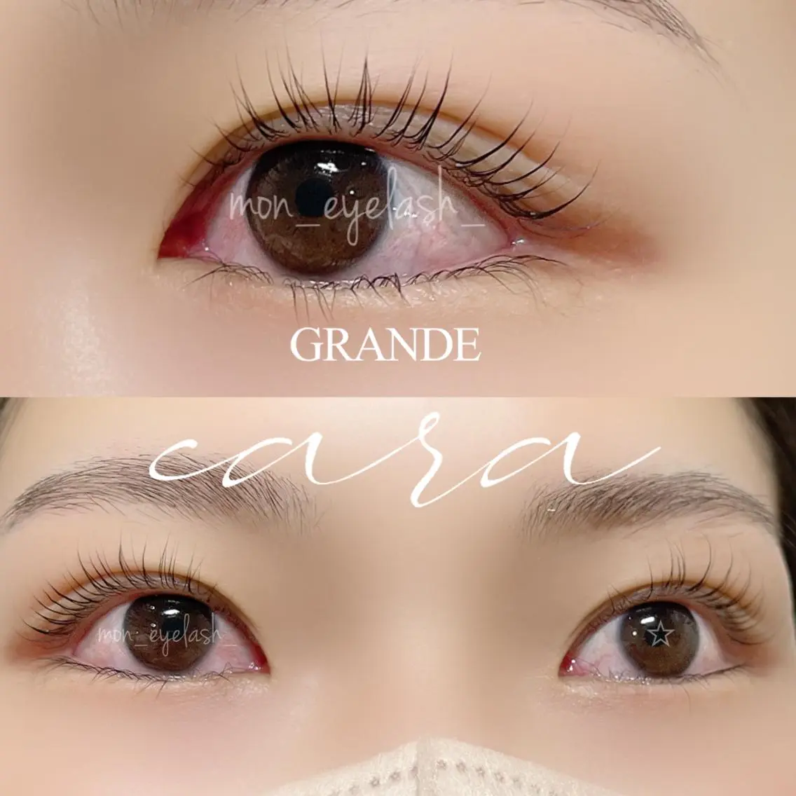 マツエク・マツパ アイブロウ マツパ GRANDEcara 栄 Miki🍀のマツエク・マツパデザイン