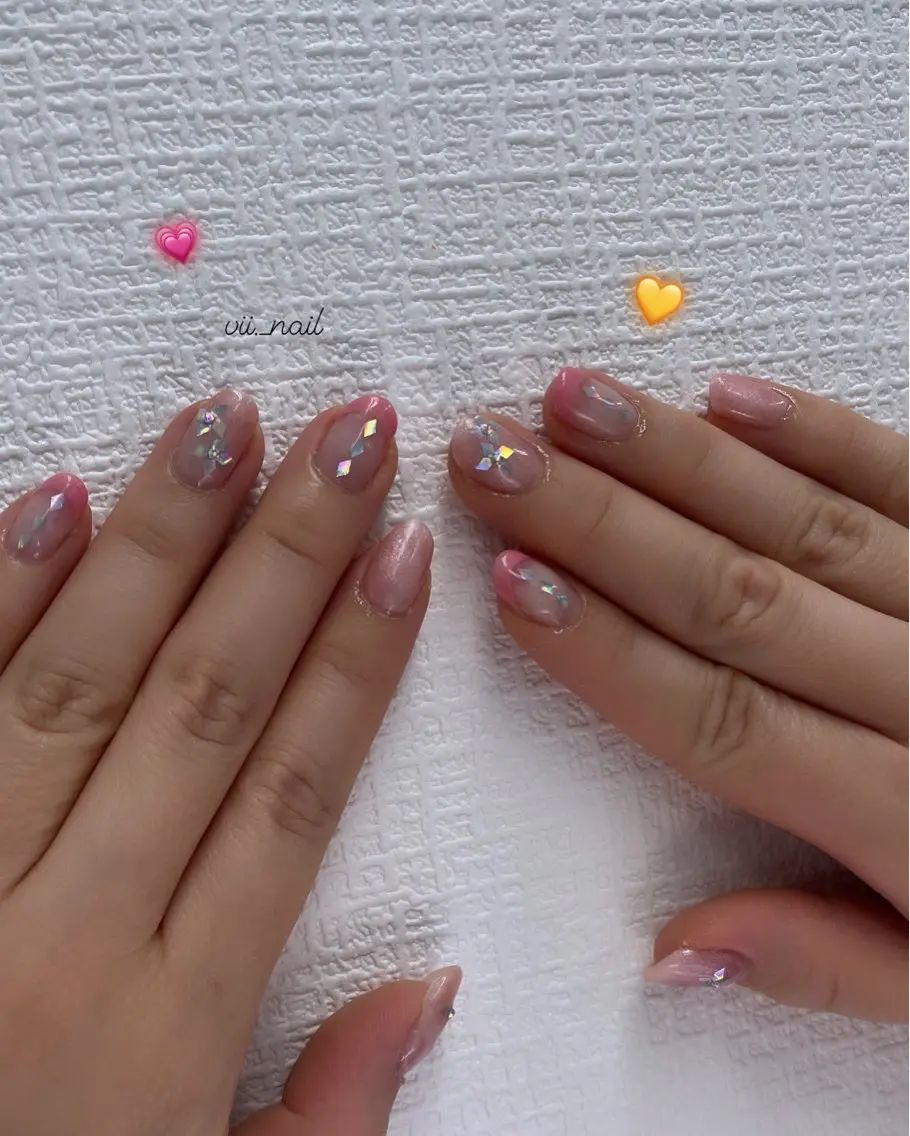 🩵オフ込み：2ヶ月以内の再来店☆オフ代半額 定額デザインハンドネイルの写真