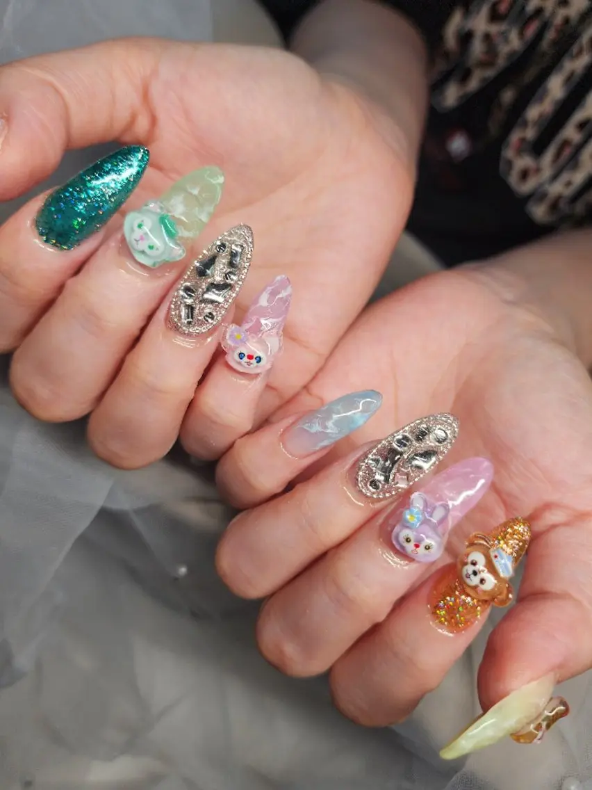 ネイル ハンドネイル eightyfour nail💚白石のネイルデザイン