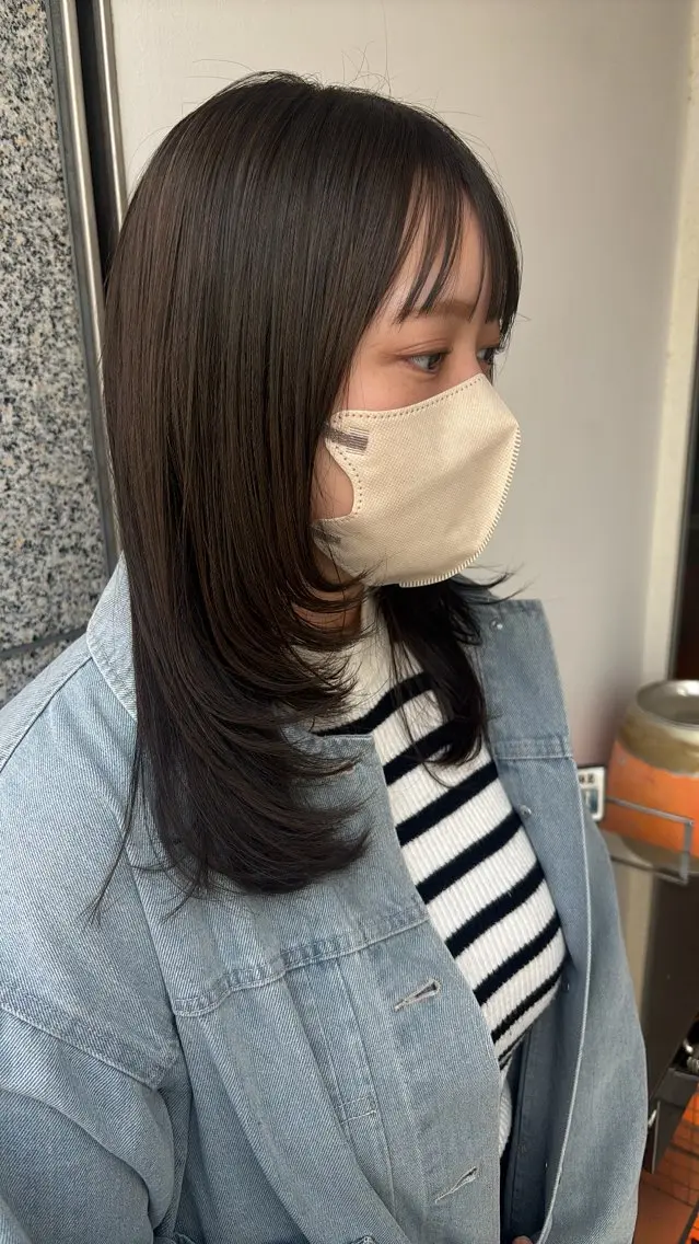 ミディアム 軍司 美夏のヘアスタイル