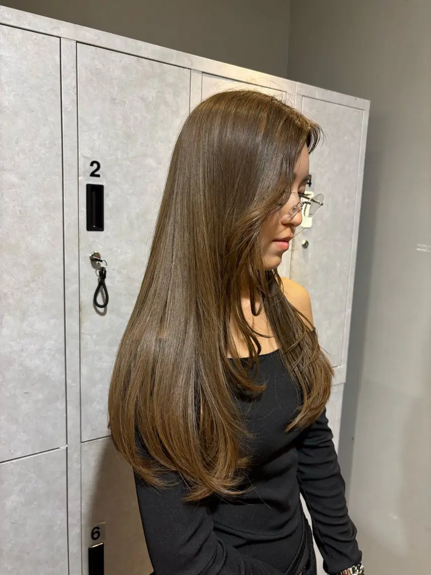 ロング カラー ヘアカラー トリートメント 【ioe 元町】 🎀希 歩🎀のヘアスタイル