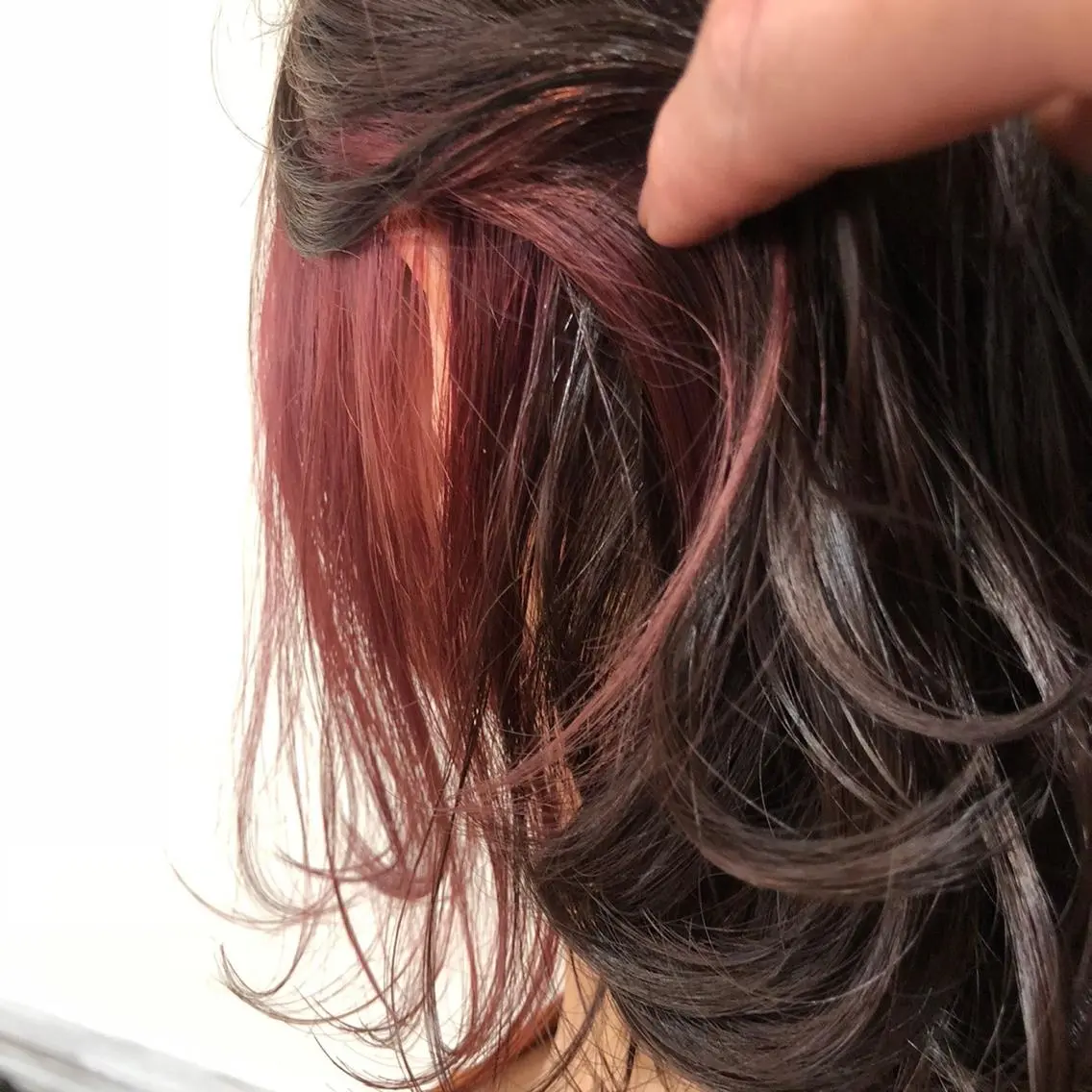ショート カラー アディクシーカラー アッシュ バレイヤージュ ミストバング ベージュカラー ヘアカラー トリートメント ヘアセット 髪質改善色素改善特化 keiのヘアスタイル