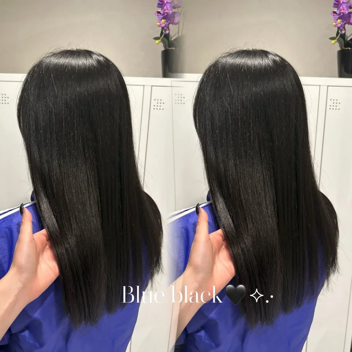 ロング カット ヘアカラー トリートメント 艶カラー/オリーブ ボブ/miyuu🥣のヘアスタイル