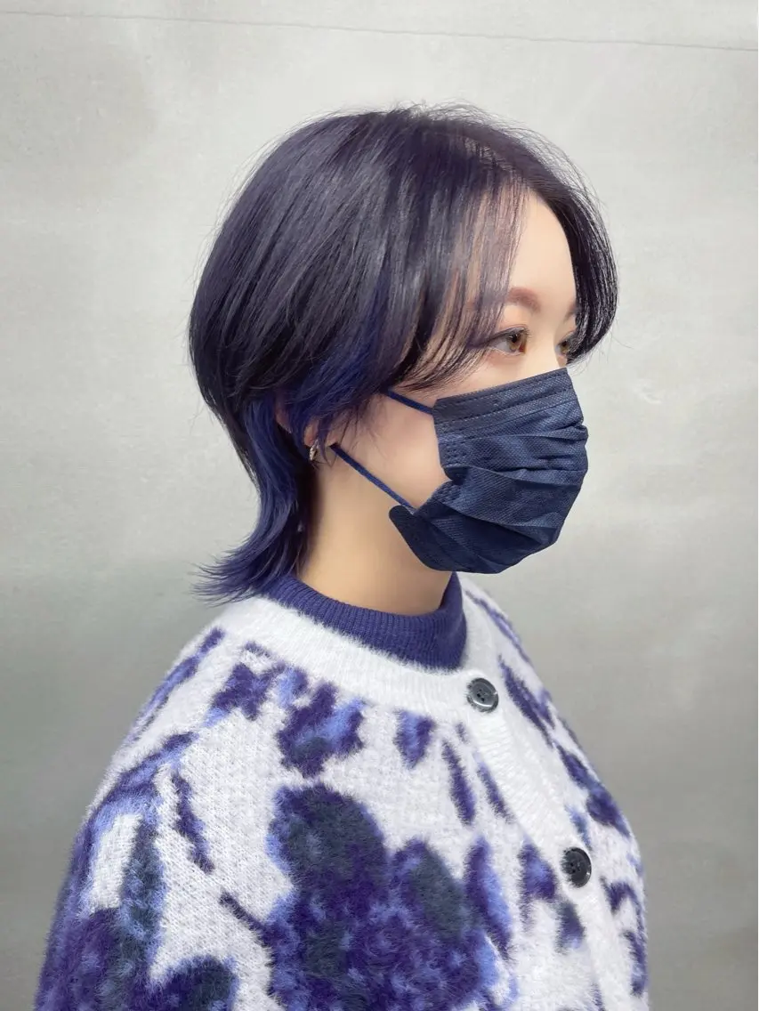 ショート カット ヘアカラー 柏 ウルフ/レイヤー 田中佐和🐺のヘアスタイル