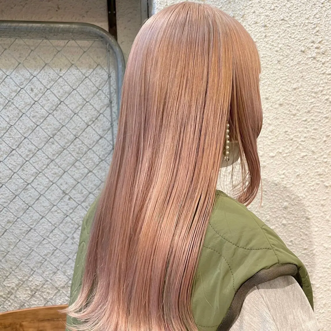 ロング カラー ベージュカラー ピンクカラー ピンクベージュ カット ヘアカラー トリートメント ✨艶髪職人 しょうたろう✨のヘアスタイル