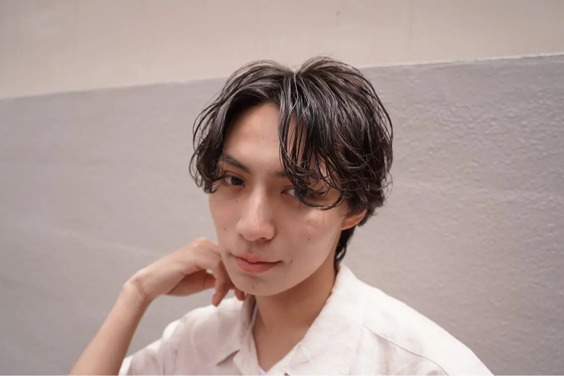 パーマ メンズ カット パーマ トリートメント ヘアセット 再現性No.1ヘア ごーた立川のヘアスタイル