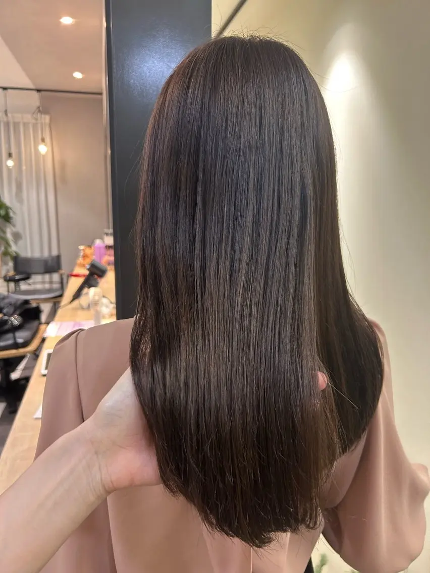 ロング カラー ベージュカラー ラベンダーカラー ラベンダーベージュ hubhair レイヤー/透明感のヘアスタイル
