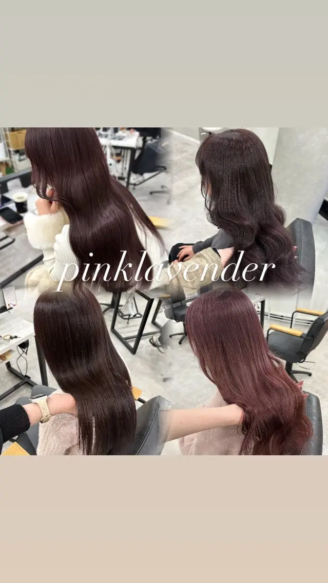 ロング カラー ラベンダーカラー ピンクカラー ピンクラベンダー ヘアカラー カラー/カットモデル /YUTOのヘアスタイル