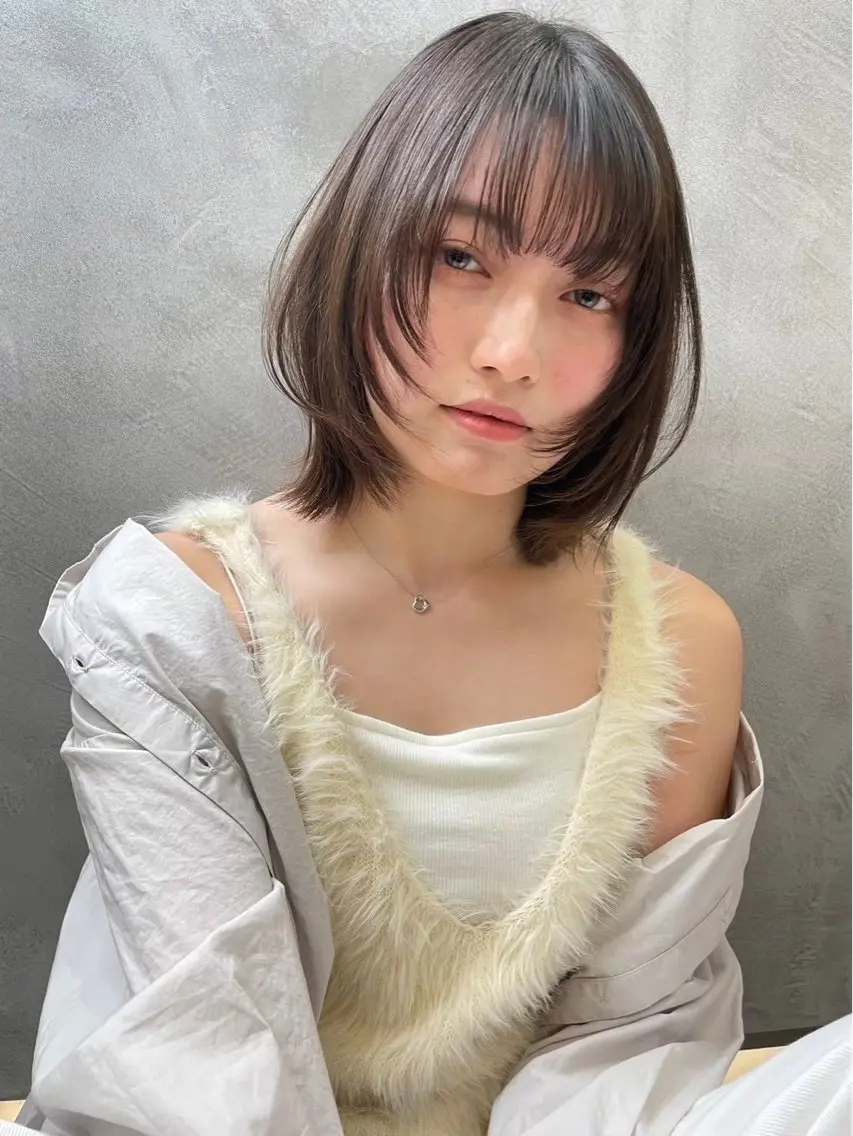 【透明感たっぷり🌿】ワンカラー+うる艶トリートメント💎⸝⋆(カラー/ワンカラー/韓国/浦和)の写真
