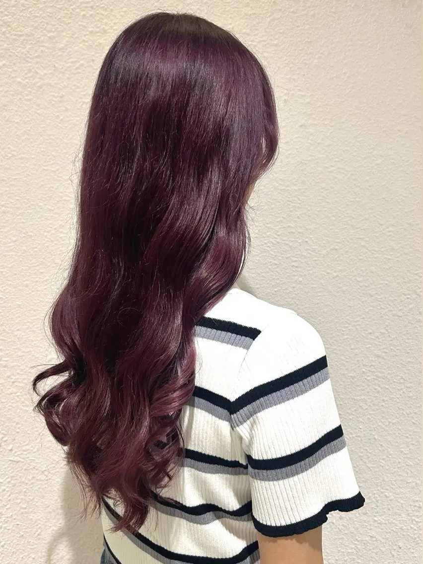 ロング カット ヘアカラー トリートメント 西山 琴音のヘアスタイル