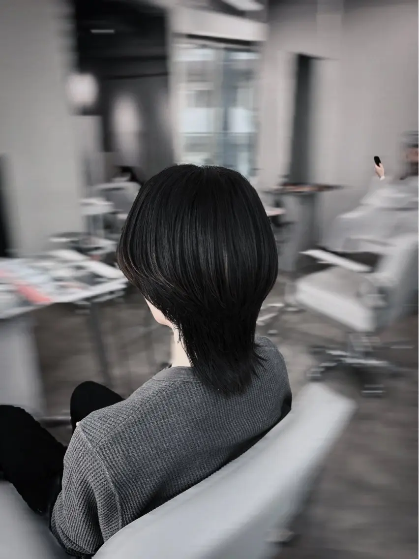 ロング メンズ カット ヘアセット メンズカット めいのヘアスタイル