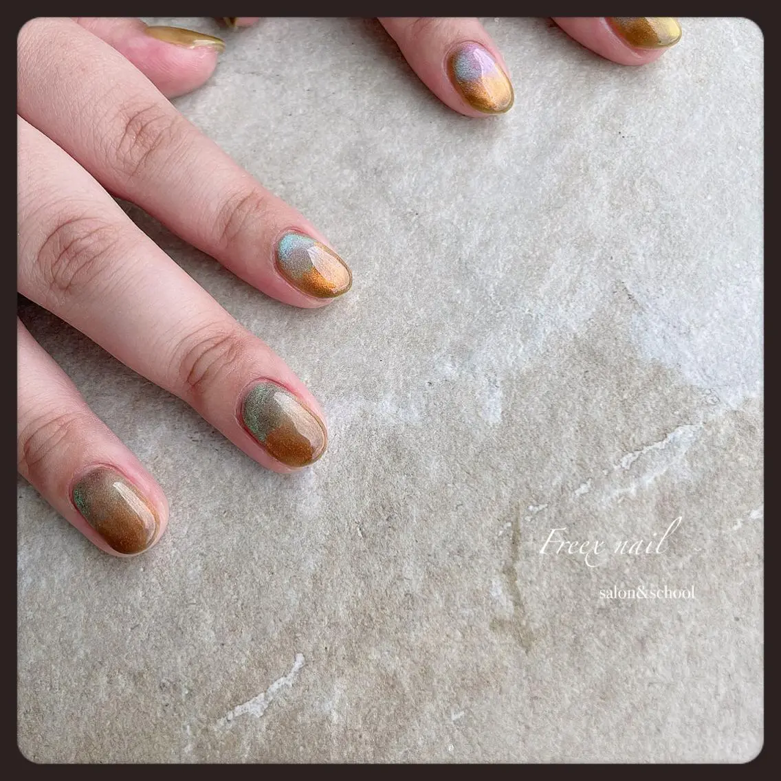ネイル マグネットネイル ハンドネイル ハンドケア freex nail /ニュアンス/個性派のネイルデザイン
