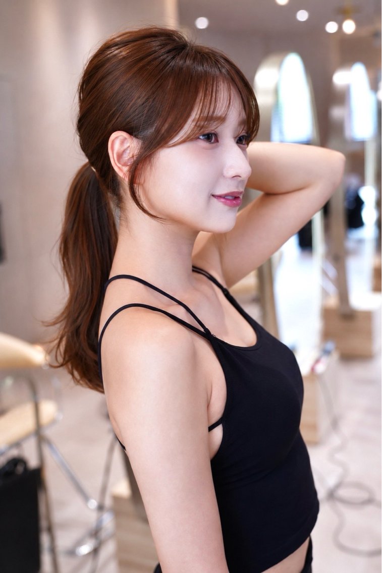 ロング カット トリートメント ヘッドスパ ヘアセット 顔周りレイヤー🪽 まゆかのヘアスタイル