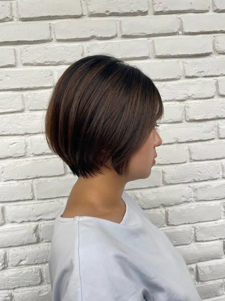 ショート ショートヘア ♡レイヤーボブ パーマ/うらら♡のヘアスタイル