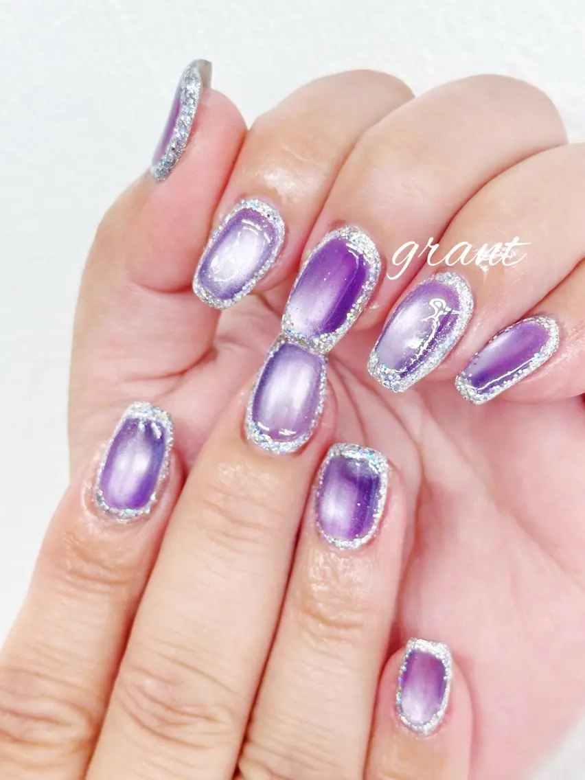 ネイル マグネットネイル nailsalon grantのネイルデザイン