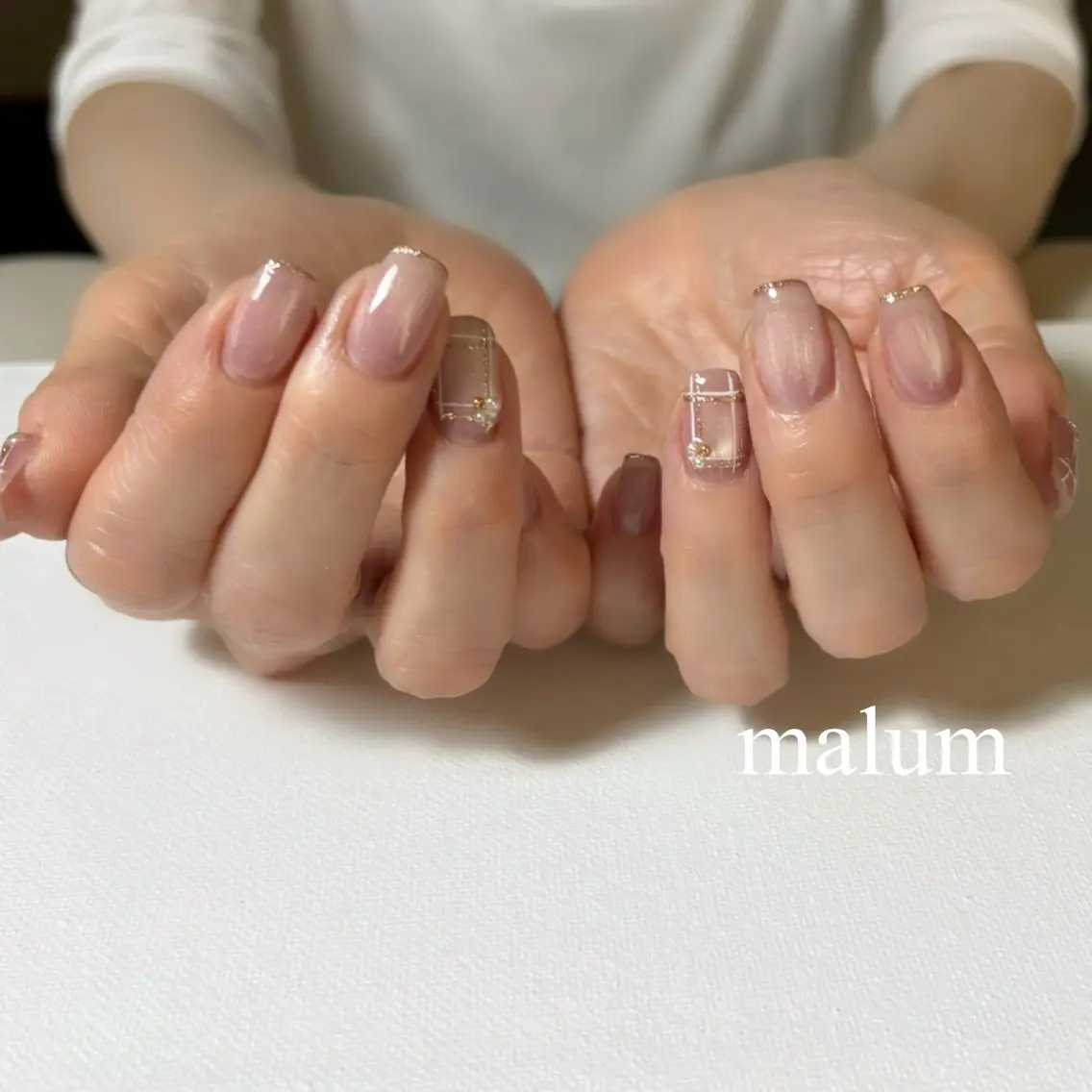 ネイル ハンドネイル malum nailのネイルデザイン