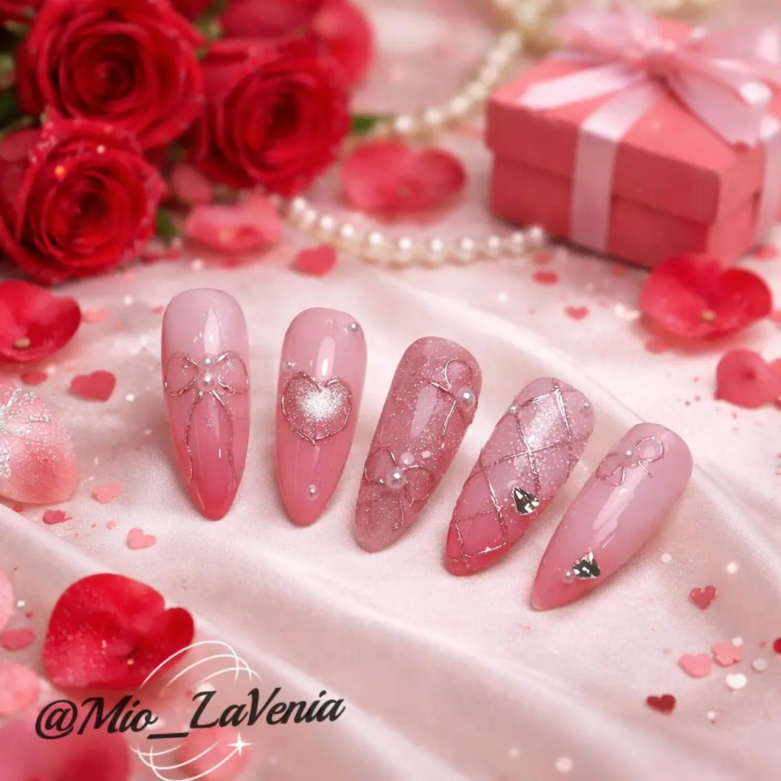 ネイル アートネイル バレンタイン Mio Nailのネイルデザイン