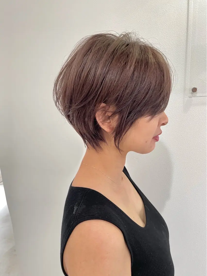ショート カット ヘアカラー I's 山口 翔太のヘアスタイル