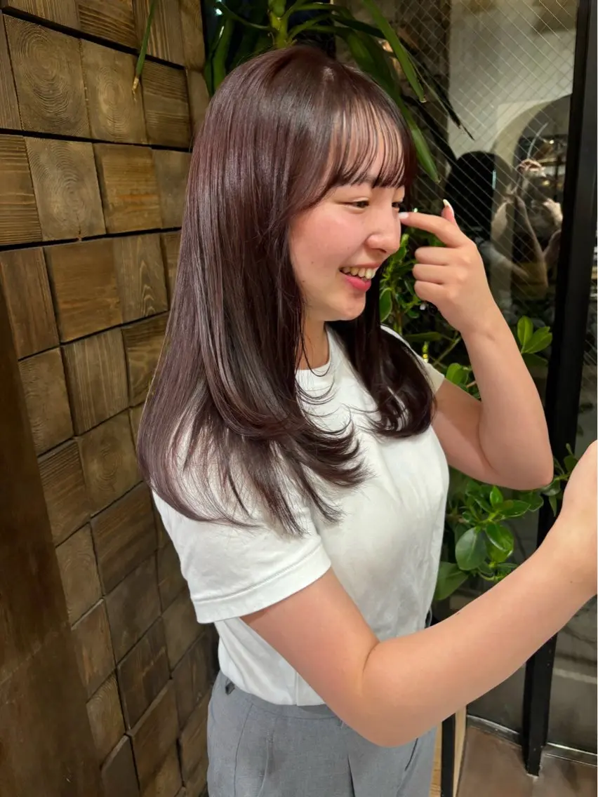 ロング レイヤーカット MINXginza タイラミユネのヘアスタイル