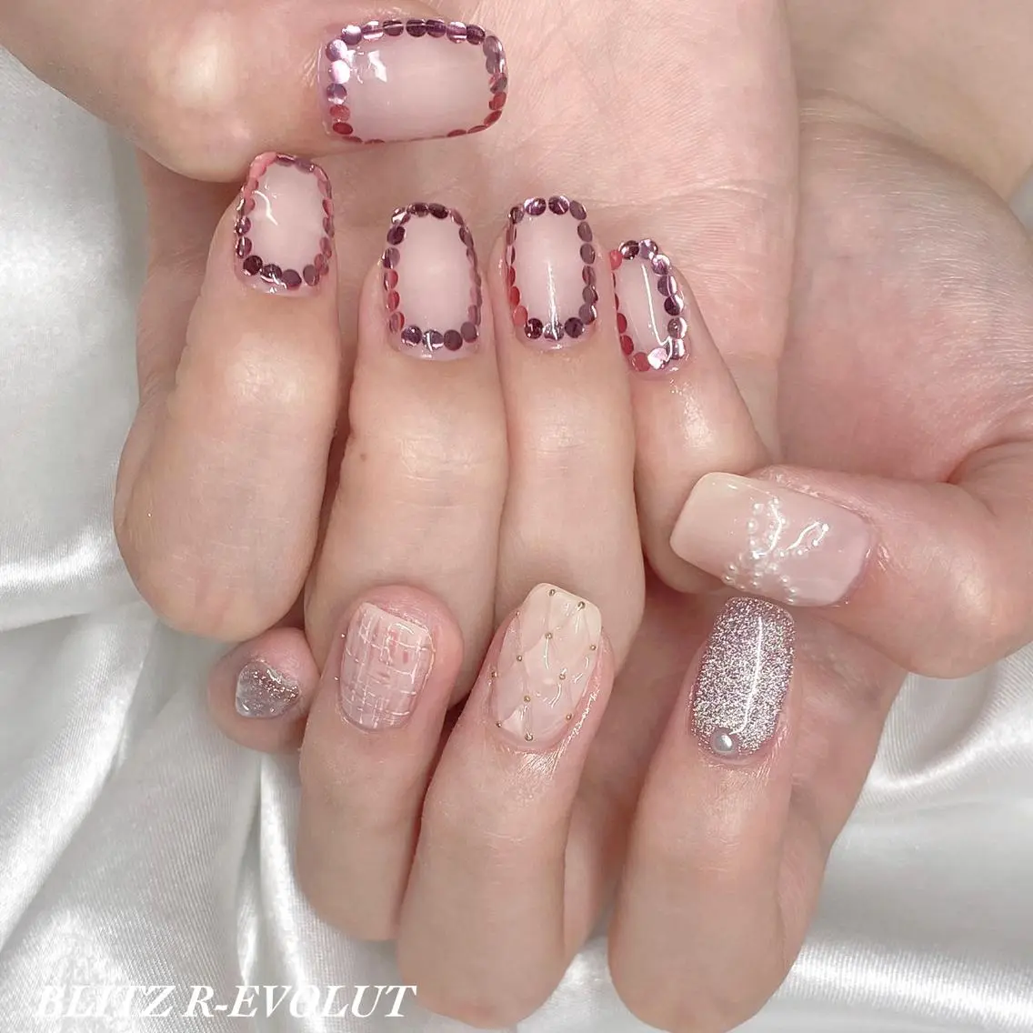 ネイル ハンドネイル ☁️BLITZ 🎀笠原雪音🎀のネイルデザイン