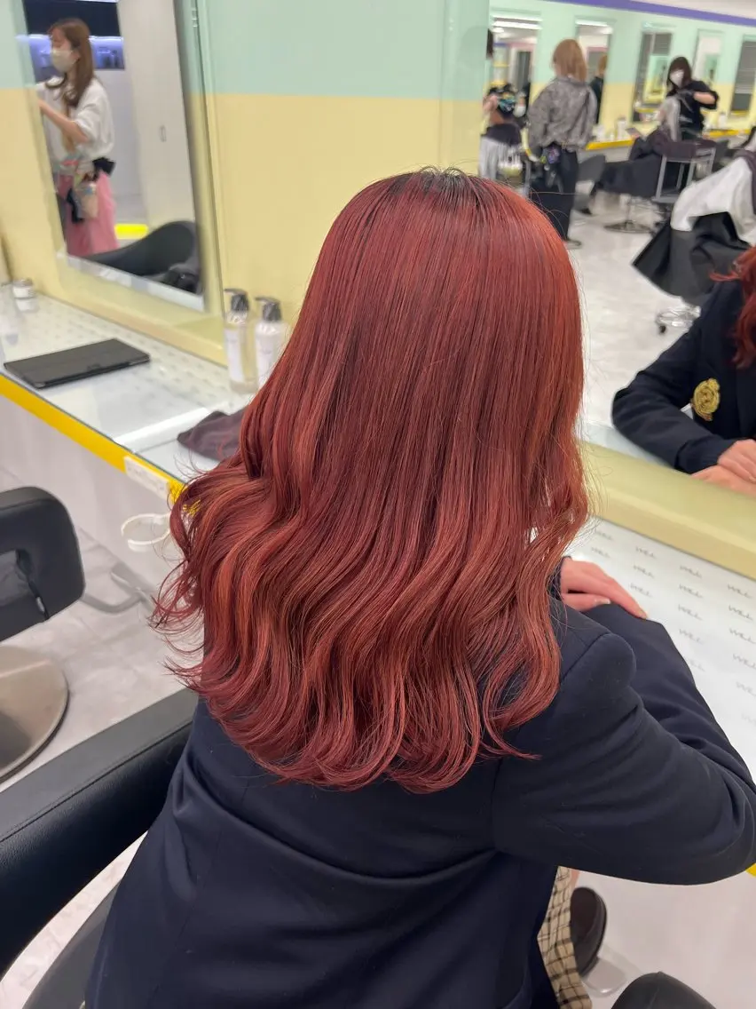 ロング カラー ヘアアレンジ 💗横浜美容室 💗HARUNAのヘアスタイル