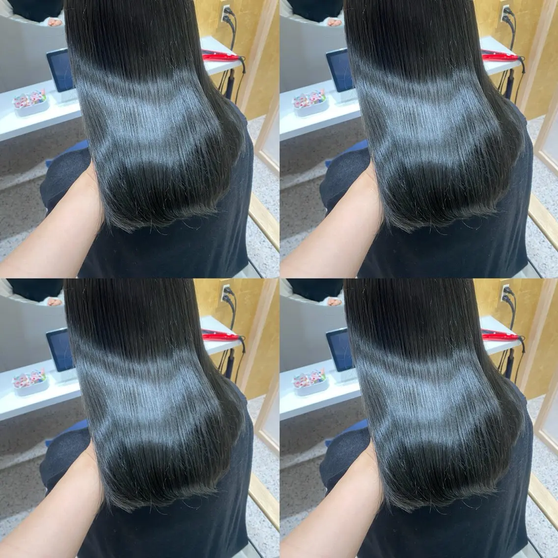 カラー ブリーチ ブルーカラー ネイビーカラー ブリーチなしカラー カット ヘアカラー トリートメント Zina‎ 🤍 AYAのヘアスタイル