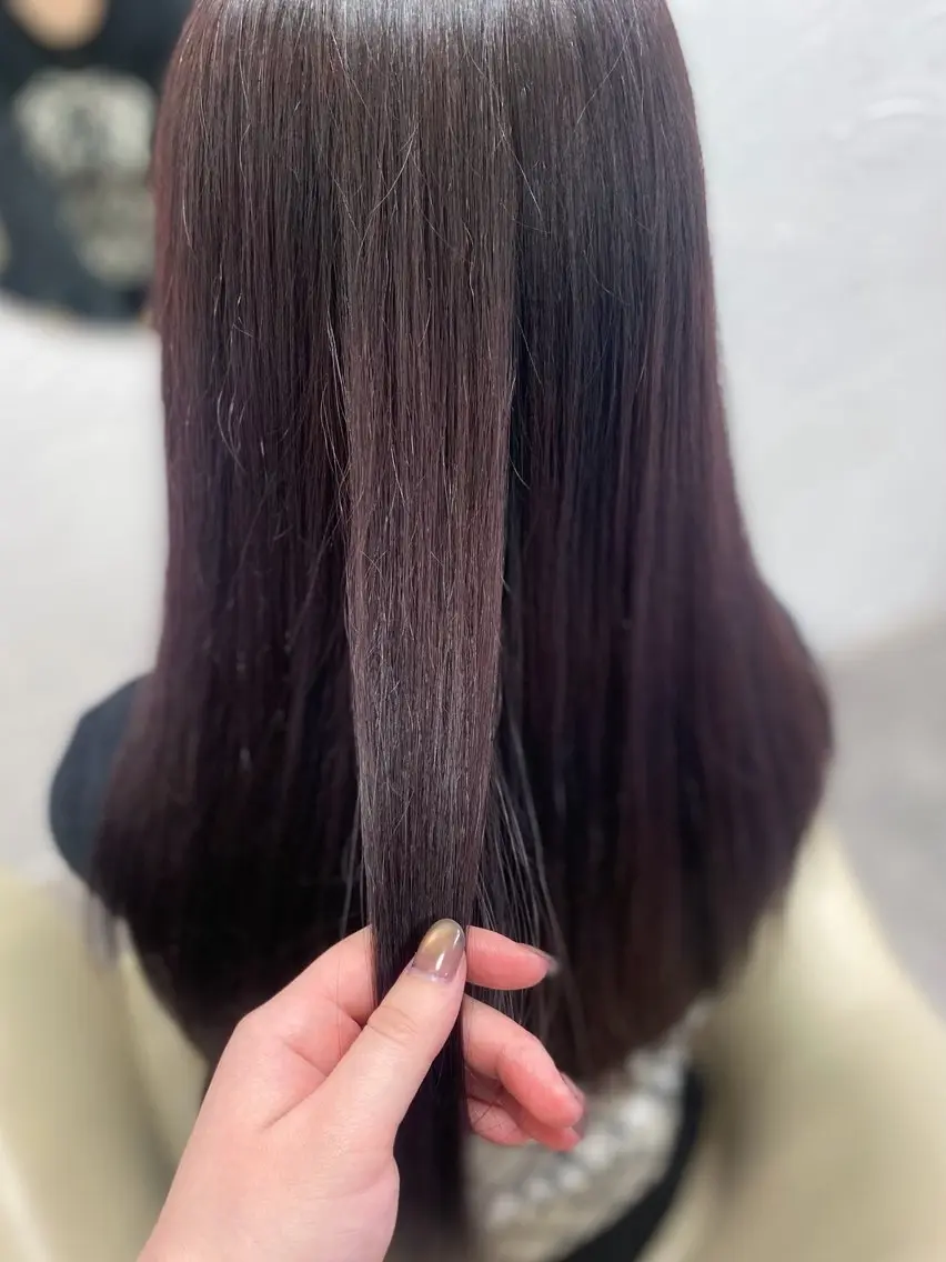 ロング カラー ラベンダーカラー ピンクカラー ピンクラベンダー 【SiLO】 nanamiのヘアスタイル
