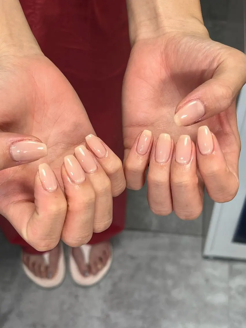 ネイル ワンカラーネイル ハンドネイル NailByua 武蔵新城徒歩4分のネイルデザイン