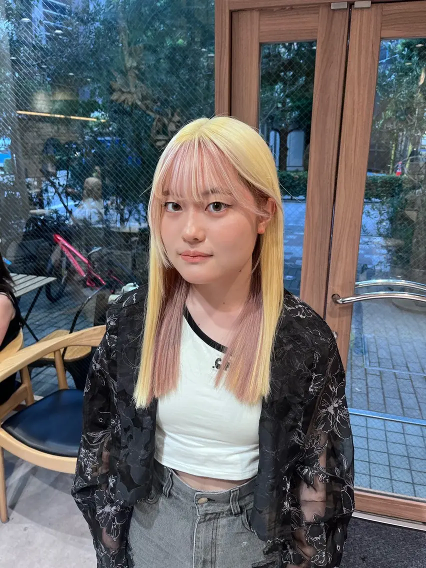 ロング カラー ヘアカラー 🩶レイナ🩶 color/nailのヘアスタイル