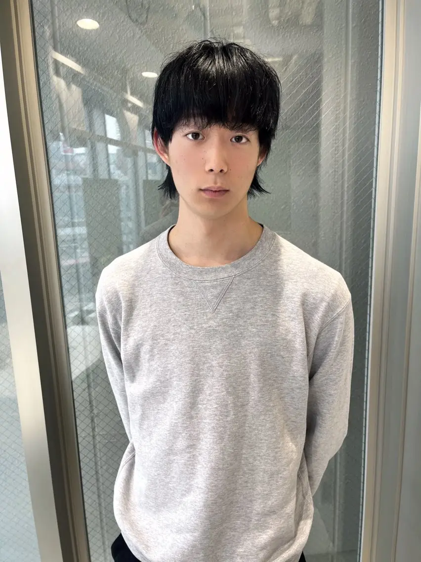 ショート メンズ ウルフカット／吉村 桃子のヘアスタイル
