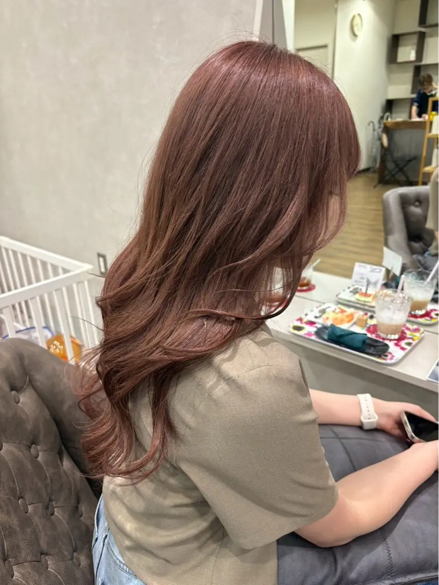 【✨レディースモデル様限定✨】カット&ブリーチ無しカラー平日18:00​〜​🕕の写真