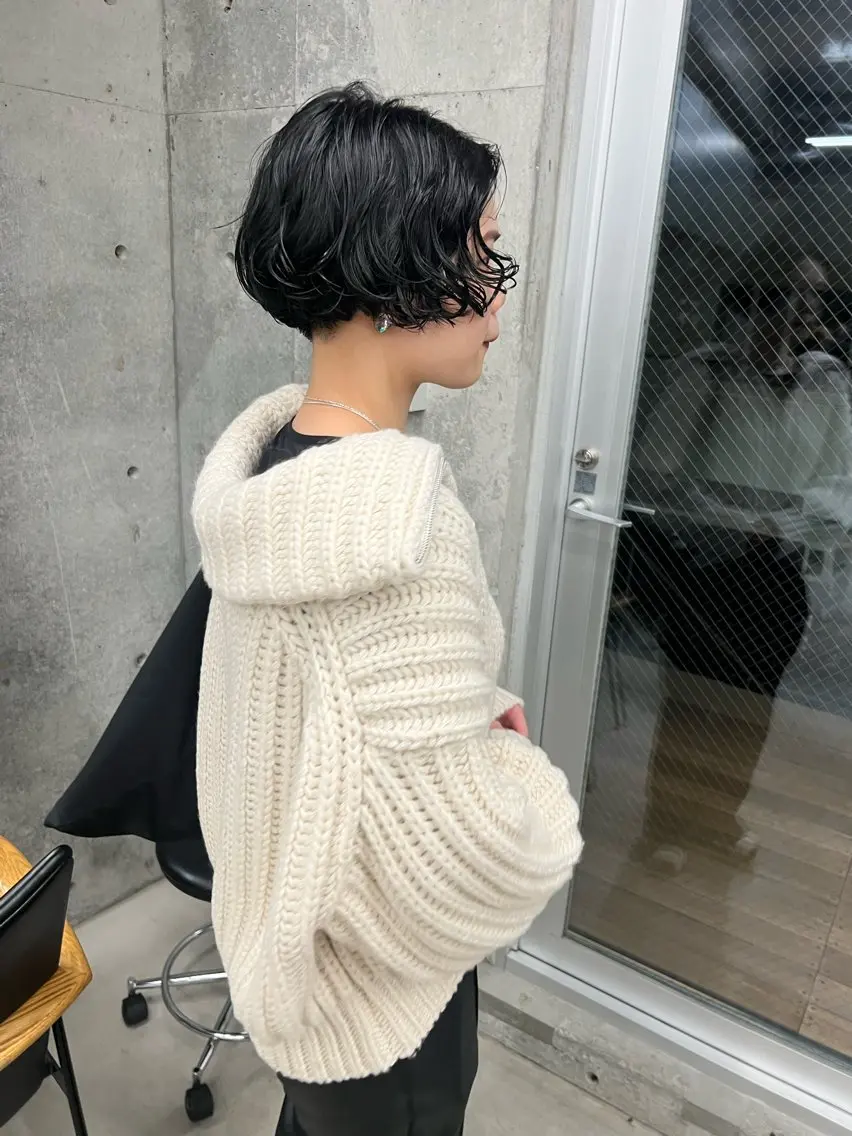 ショート パーマ ショートヘア カット パーマ sakoda shunkiのヘアスタイル
