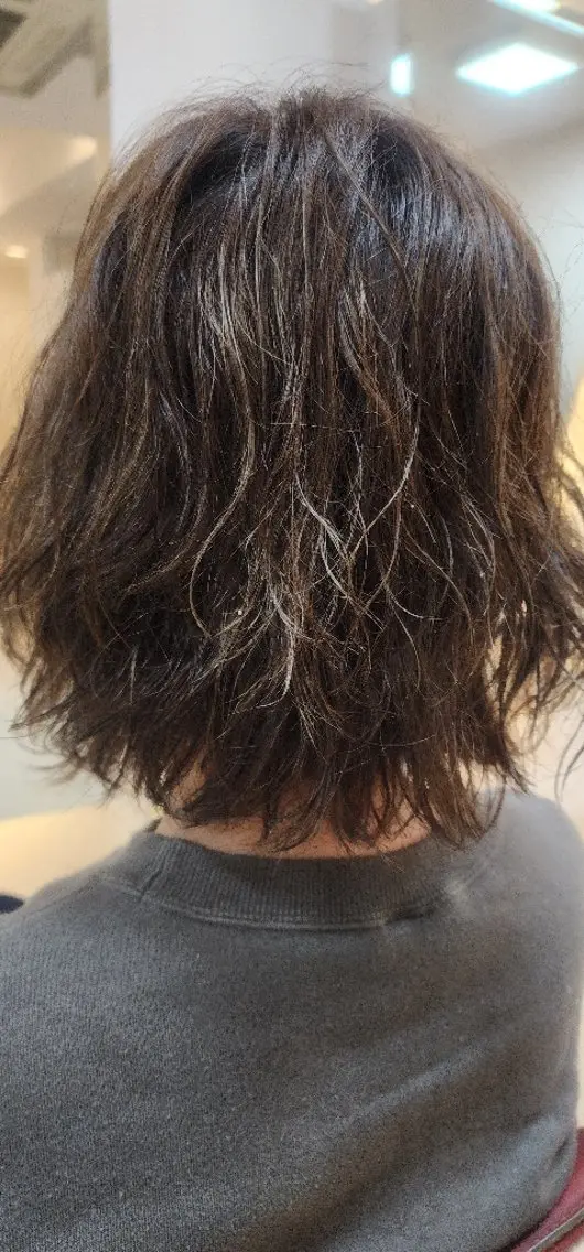 ミディアム カラー パーマ hairmake Juinのヘアスタイル