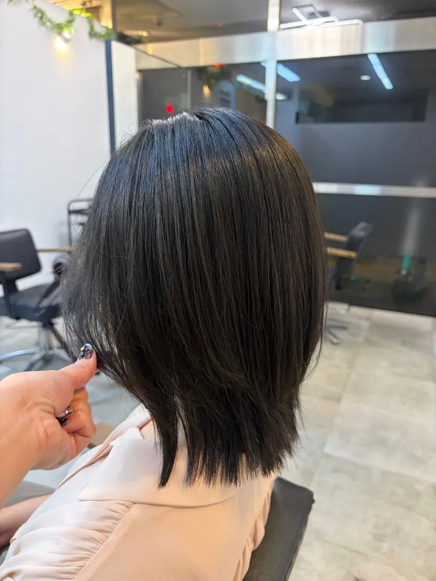 ミディアム カラー 🥀韓国ヘア🥀 宮津真菜のヘアスタイル